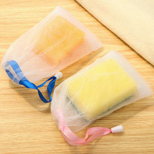 AMORELOVE Original 1Piece Classy Soap Foaming Net Facial Body Cleansing Soap Mesh Bag Shower Bubble Storage Bag Bath Washing Tool Bathroom Accessories