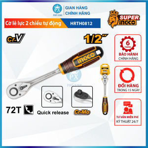 Cờ lê lực 2 chiều tự động điều chỉnh đa năng INGCO ( HRTH0814 1/4" HRTH0812 1/2" HRTH0838 3/8") cần siết lực thép Cr-V siêu cứng chống rỉ sét