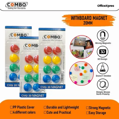Magnet Papan Tulis / Magnet Papan Whiteboard 20mm Combo / Magnet Warna Warni / Magner Bulat