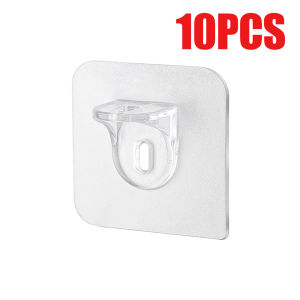 YESPERY 10pcs Shelf Support Pegs Adhesive Shelves Clips Strong Partition Pin for Kitchen Cabinet Book Shelves Closet Bracket Clapboard