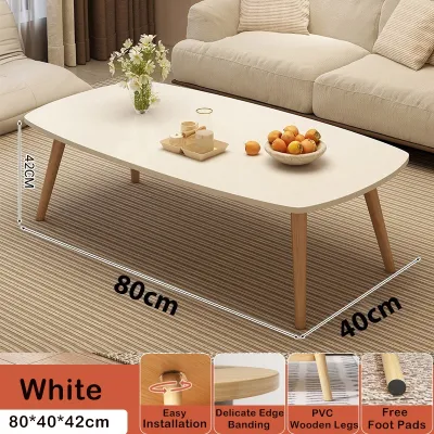 Simple Coffee Table Modern Center table Living Room Table Wooden Coffee Table Small ApartmentTea Table Multi-functional