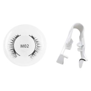 JON09 Glue Free ic False Eyelashes ic DIY False Eyelash Clusters Fluffy 3D Extension ic Eyelashes with Clip Lady Makeup Tools