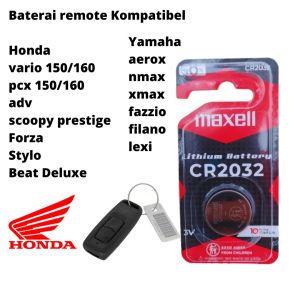 Baterai Remot Pcx 150/160 Vario 160 Scoopy Prestige ADV BeAT Deluxe