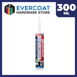 Pioneer Elastoseal CLEAR Cartridge 300ml Waterproofing Sealant Seal Gaps of Gutter Roof and Glass