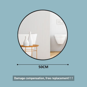 OTA Bathroom Mirror Cermin Bilik Mandi Round decorative mirror Dressing Mirror Shelf Mirror Only Toilet Mirror High Quality Aluminium Mirror 镜子