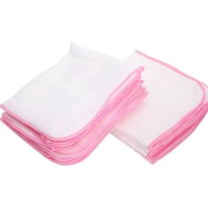 [HCM GIÁ TỐT ] Bộ 10 khăn sữa Xô 6 lớp cho bé - 10 cái khăn sữa 6 lớp dành cho bé trai và gái  khăn gạc nhật 100% cotton kích thước 25 x 37 cm