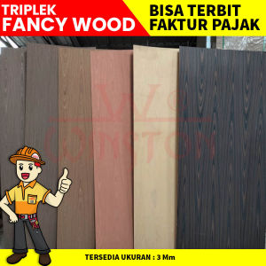 TRIPLEK MEGA WHITE OAK KEMBANG/LURUS PLYWOOD FANCY WOOD TERMURAH