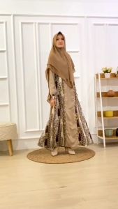 Sarimbit Cutetrik Gamis Couple Ibu Anak: Desain dan Bahan