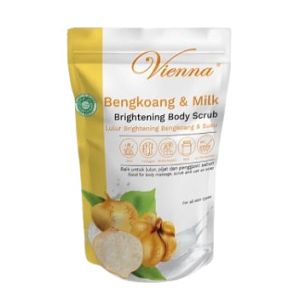 SCRUB BADAN - VIENNA SCRUB LULUR REFILL WHITENING SUSU KAMBING 1KG ORIGINAL BPOM / lulur bedda lotong ori bpom body scrub bedda lotong lulur viral