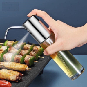 Chai thủy tinh đựng dầu ăn Chai lọ chiết rót tự động mở nắp khi rót - Vòi rót Inox 304 - 550ml ( Màu ngẫu nhiên )