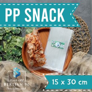 Plastik PP Snack 15x30 cm Mika Tebal 100 Micron – Plastik PE Gula Tepung Kemasan Murah Plastik Tebal untuk Snack & Tepung