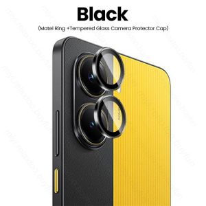 For Xiaomi Poco X7 Pro 5G PocoX7Pro PocoX7 X7Pro 2025 Camera Protector Metal Ring HD Glass Film Eagle Eye Lens Circular Anti Scratch Back Full Cover
