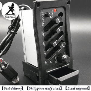 EQ 7545R Pickup 6.5MM Output Professional 4 Band Guitar Preamp Amplifier Guitar Acceseories