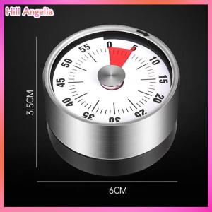 [Hill Angelia] Nhà bếp hẹn giờ thời gian nhắc nhở 60 phút nam châm hình tròn công cụ nhà bếp đếm ngược báo động nhắc nhở cơ khí nấu ăn hẹn giờ