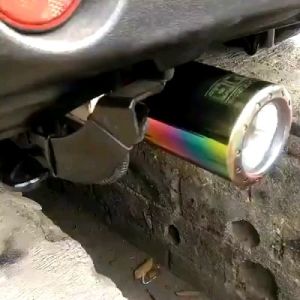 Knalpot Mobil Racing HKS Gronel Pelangi Rainbow Murah untuk Jazz Brio Yaris Swift Ayla