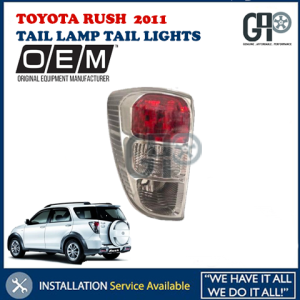 TOYOTA RUSH 2011 TAIL LAMP TAIL LIGHTS REAR LIGHT LAMPU BELAKANG WHITE NEW