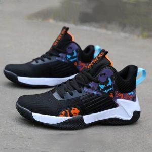 Basketball Shoes For Men Spike Shoes Fashion Sports High Cut Sneakers Non Slip Running Shoes