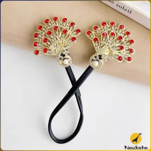 N.K.【Ready in Stock】 Retro Temperament Peacock Plate Hairpin Lazy Persons Hair Accessory Hair Styling Tool