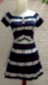 New Setelan Katun Rok Mini Chiby Model Atasan Sabrina Kotak Setalan Rok Mini Chibi