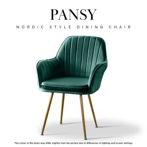 F&F : PANSY dining chair/wing chair/kerusi makan/kerusi study/wing chair murah/nordic chair