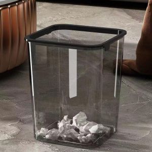 Garbage Bag Multi-scene Application Garbage Bin Transparent Large Capacity High Value Large Square
