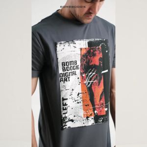 ✅ Bombhobo-mens T-shirt slimfit Arder 12f21b4dg .C