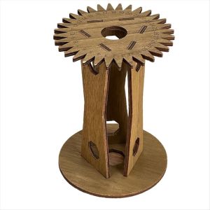 GIORGIONE Weaving Wood Braiding Disk with Wooden Handles String Hand Rope Braiding Frame Reliable Handmade Woven Bracelet Knitting Disk Looms Slot Kit