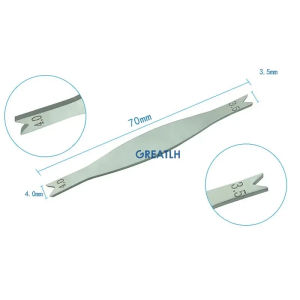 Dụng cụ nhãn khoa MEDGREAT bằng hợp kim titan/thép không gỉ kẹp cố định Braunstein có thể hấp tiệt trùng.