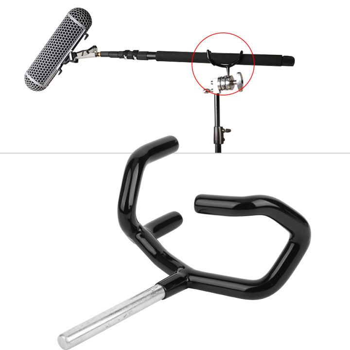Simlug Metal Bracket Boom Pole Holder Microphone Support Black ...