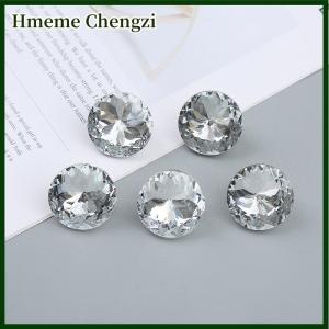 Hmeme 10pcs 20mm Rhinestone Buttons Fit for Sofa Headboards Furniture Bag Buckles DIY Decorative