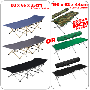 Camping Bed Cot Portable Folding Tent Bed Outdoor Indoor Travel Lightweight Oxford Canvas Tempat Tidur Single Lipat Luar