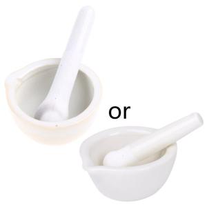 Porcelain Mortar and Pestle Guacamoles Salads Kitchen Cooking Helper