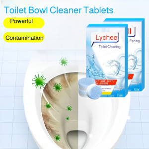 Toilet Bowl Cleaner Tablets  Potent Cleaning Foam Stain Remover Stain Remove Toilet Flush Deodorizer Individual Packaging