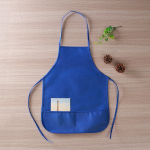 1PC Children Plain Apron Home Hot Baking Gift Kids Crafts Non-Woven Kitchen Playset Painting Cooking  Bib Apron Waterproof Cover Cute Crafts