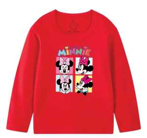 kaos atasan oblong lengan panjang anak perempuan usia 2-11 thn babyterry lembut