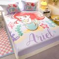 Dansunreve Elsa Fitted Sheet Disney/Marvel Series Snow White Bedsheet Single/Queen/King Cartoon Mattress Protector. 