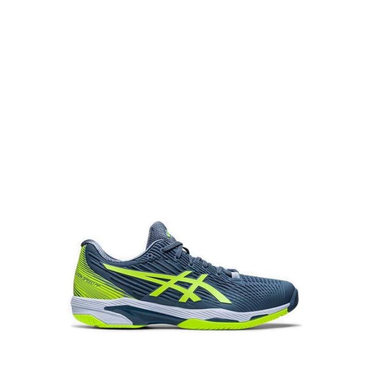 Asics Solution Speed FF Sepatu Tennis Pria Blue Sepatu Tenis - Main Image