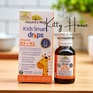 [Nhập khẩu chính ngạch] Dung dịch uống Vitamin D3 + K2 Natures Way Kids Smart Drops chai 11ml
