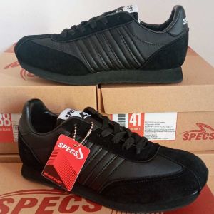 [PROMO SALE] SEPATU SEKOLAH SPECS 104 all black 100% ORGINL SUPER AWET DAN TAHAN TERHADAP MEDAN APA SAJA