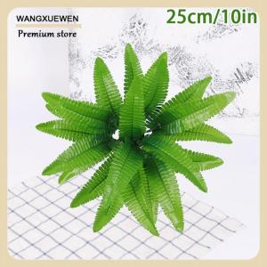 [COD] Lifelike Artificial Boston Fern Plastic Plants Decorations UV Resistant For Outdoor Home Kitchen Decor Garden Decoration Artificial Plants