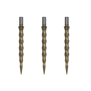 CUESOUL 3pcs 29/33/37/41/45mm Dart Steel Tips TOUCH 2nd Generation Flared Colored Dart Replacement Points Pins