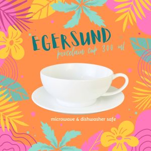 Egersund Porcelain Mug | Gelas Kopi Teh Keramik | Cangkir Kopi Susu