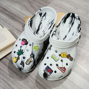 Sweet Shape Benny Clogs Korean Version Thick Sole Anti-Slip Beach Shoes Casual Cute Students Closed Toe