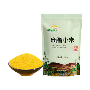 500g Premium Grade Yellow Millet Rice Hulled Millet (Non-Sticky Millet) - 500g 米脂小米 陕北农家黄小米 小米粥杂粮饭