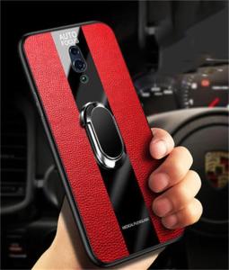 NUBULA untuk Huawei Honor 20 Pro Casing PU Leather Protective Case Soft Edge Shockproof Cover Silicone Phone Case With Holder Lanyard For Huawei Honor 20 Pro