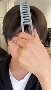 CozyNest Mens Styling Comb Volumizing Root Lift Fluffy Hairdressing Comb Hair Parting Covering Bangs