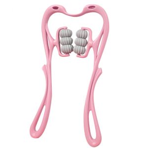 LAMJAD คอ นวดบำบัด คอและไหล่Dual Trigger Point Roller Self-Massage เครื่องมือ บรรเทาความดันมือนวดกดทับ ให้ความสบายแก่กล้ามเนื้อและลดความตึงเครียด รวมถึงช่วยบรรเทาอาการเจ็บปวดในบริเวณคอและไหล่อย่างมีประสิทธิภาพ เพิ่มคำว่า