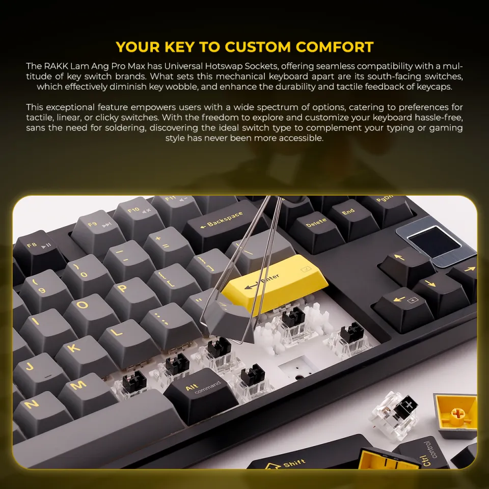 EasyPC | RAKK LAM-ANG PRO MAX Fully Keyboard / Barebone Trimode 87