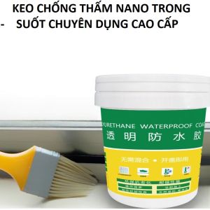 Keo dán trong suốt sửa chữa vết nứt trên bề mặt  mạch gạch chống thấm nước Redkeev kèm cọ cao câp