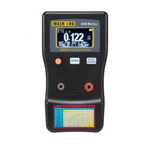 เครื่องทดสอบการตกตะกอนแบบมือถือสำหรับการวัดค่าความต้านทานคอนเดนเซอร์ซีรีส์เทคโนโลยีการกำจัดความถี่100KHz สำหรับการบำรุงรักษาแผงเสียงทีวี